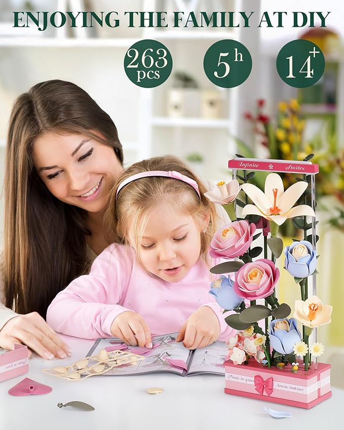 ROKR Blooming Bouquet Box DIY 3D Puzzle AF01D
