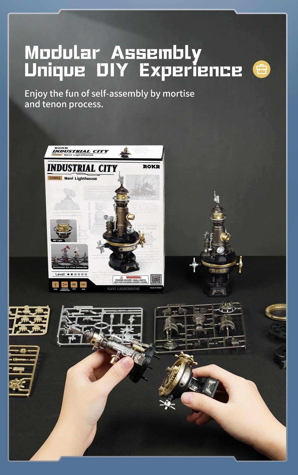 ROKR Navi Lighthouse Model CGM01