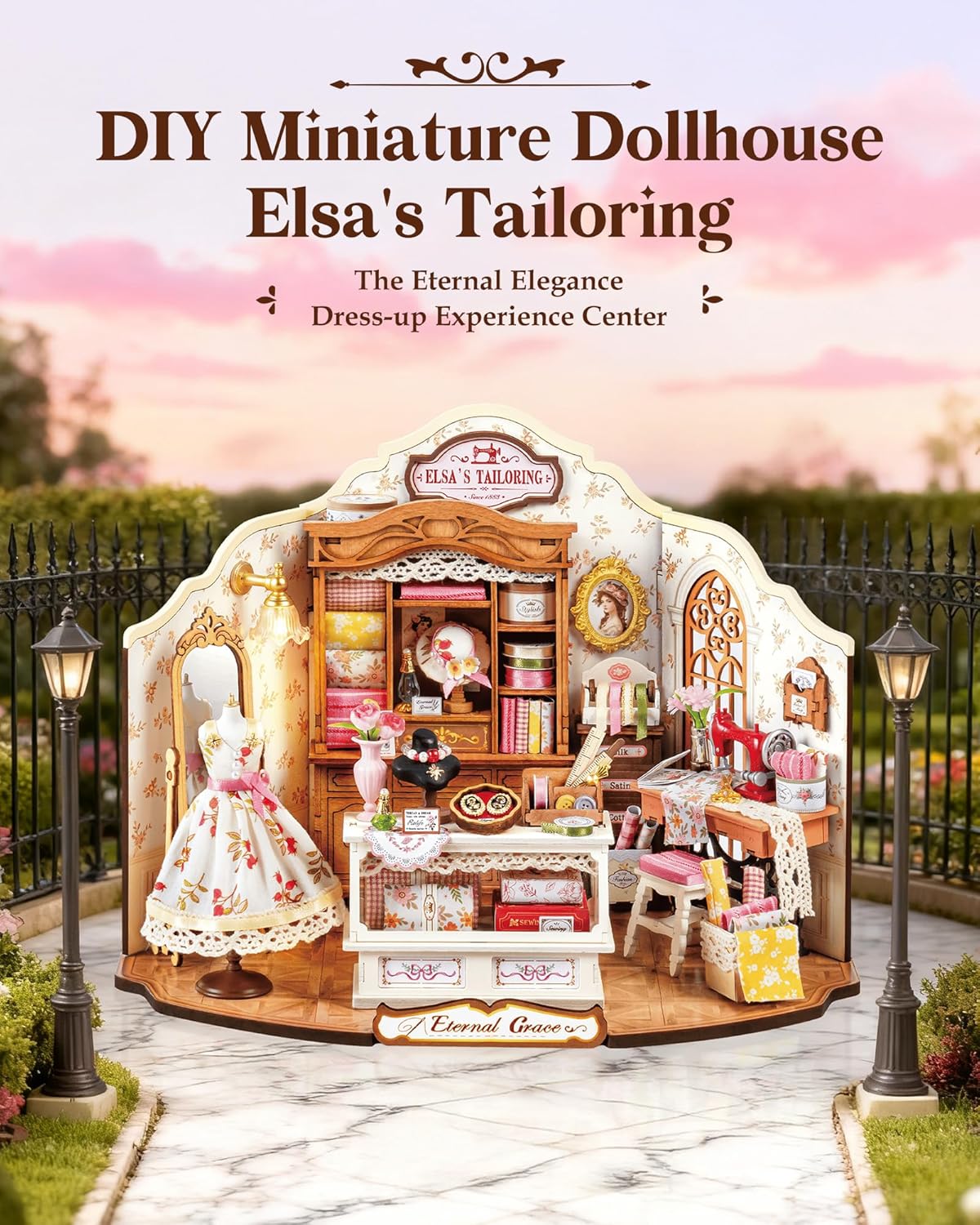 Rolife Elsa’s Tailoring DIY Miniature House DG178