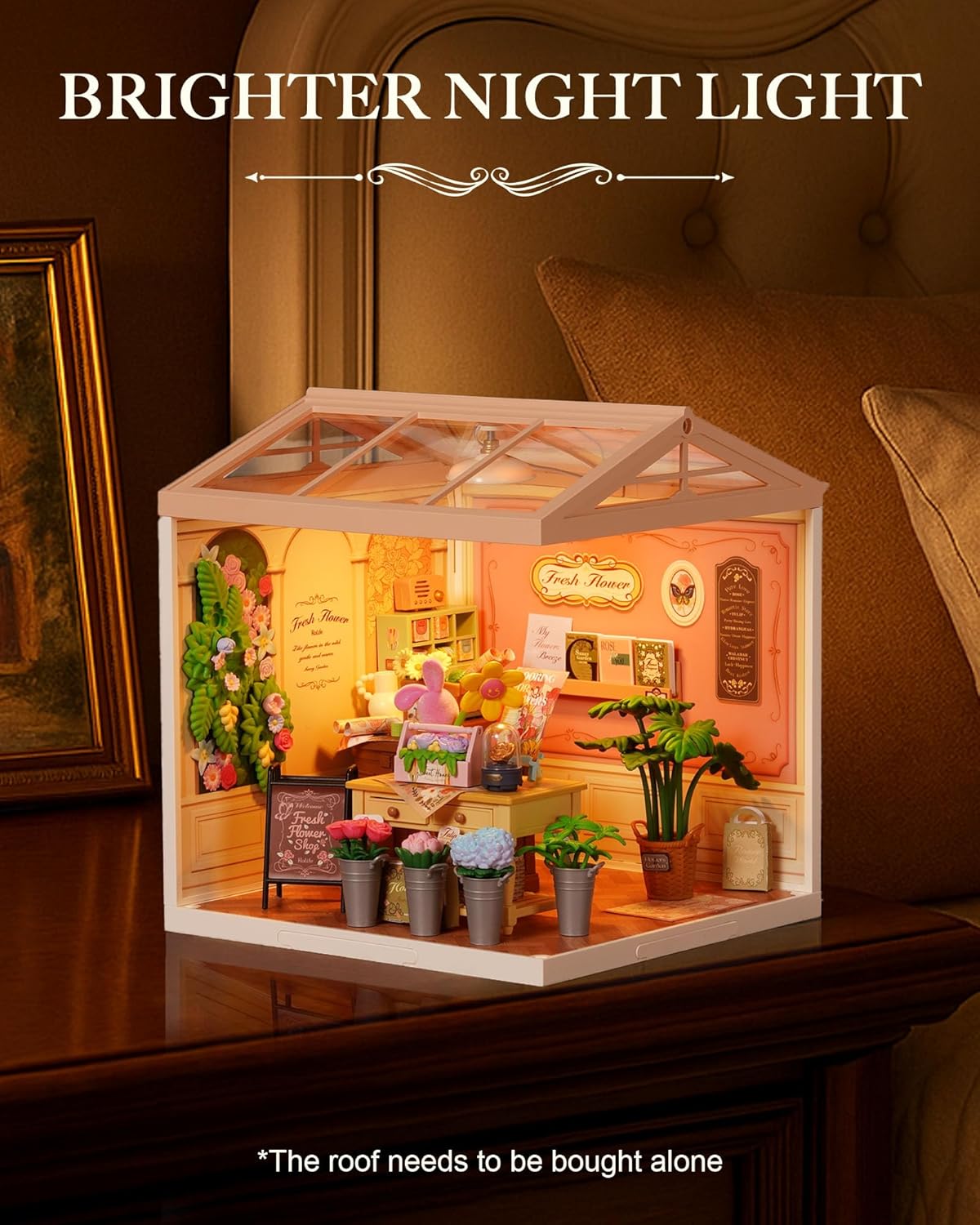 Rolife Fresh Flower Shop DIY Miniature House DW017B