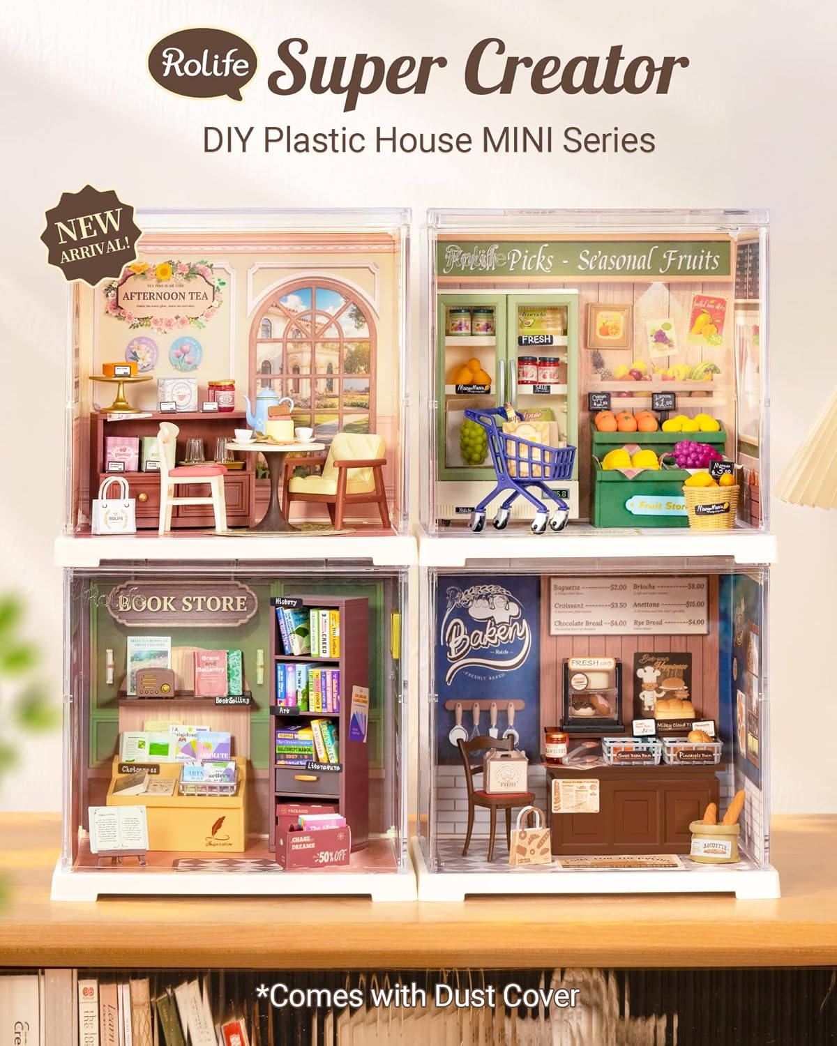 Rolife Memory Book Store DIY Miniature House DWS04B
