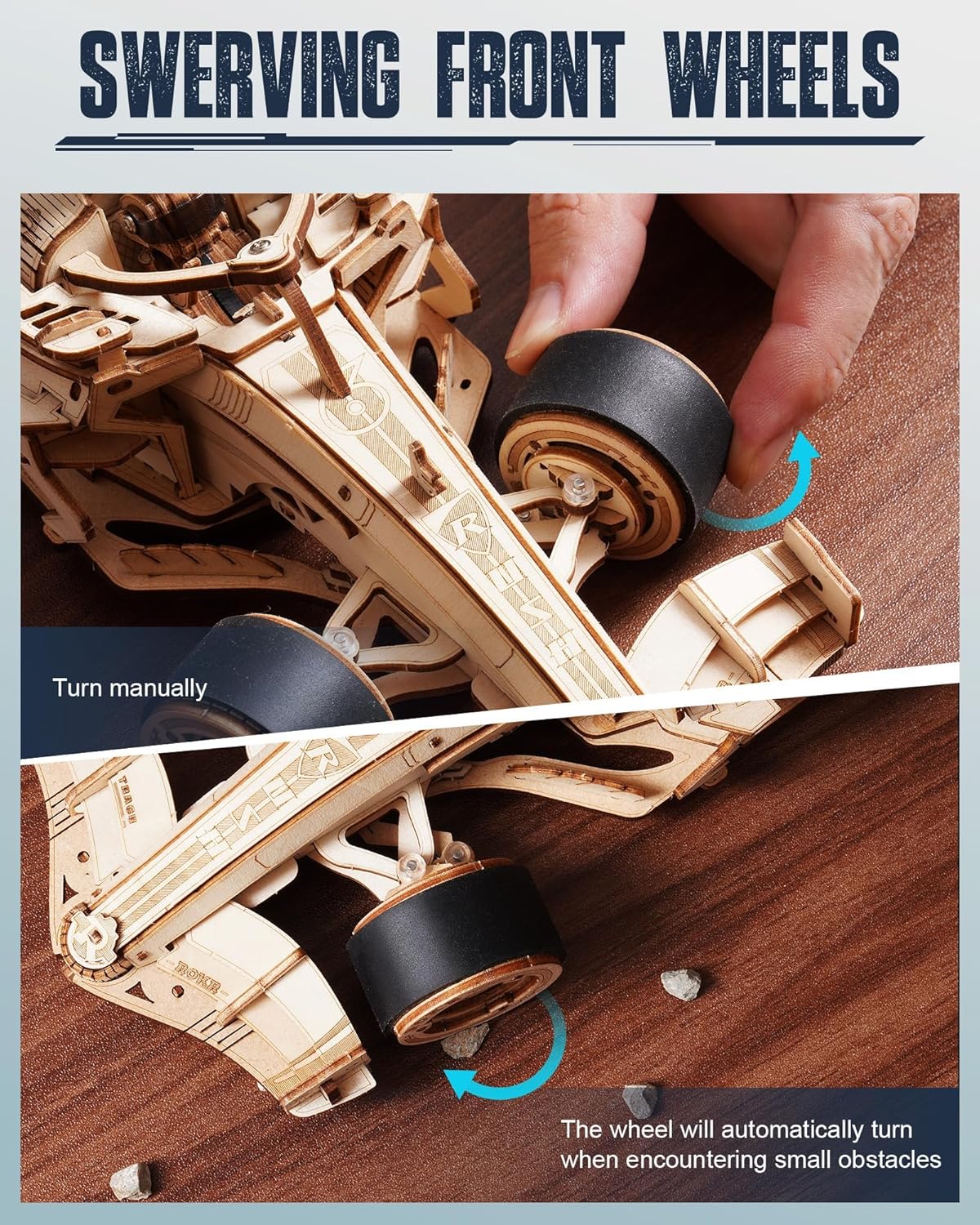 ROKR Racing Car 3D Wooden Puzzle LK505