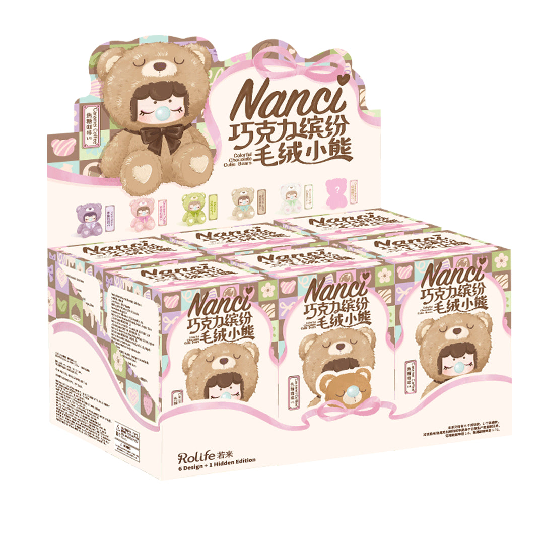 Rolife Nanci’s Colorful Chocolate Cutie Bears Surprise Plush Dolls MNAXX
