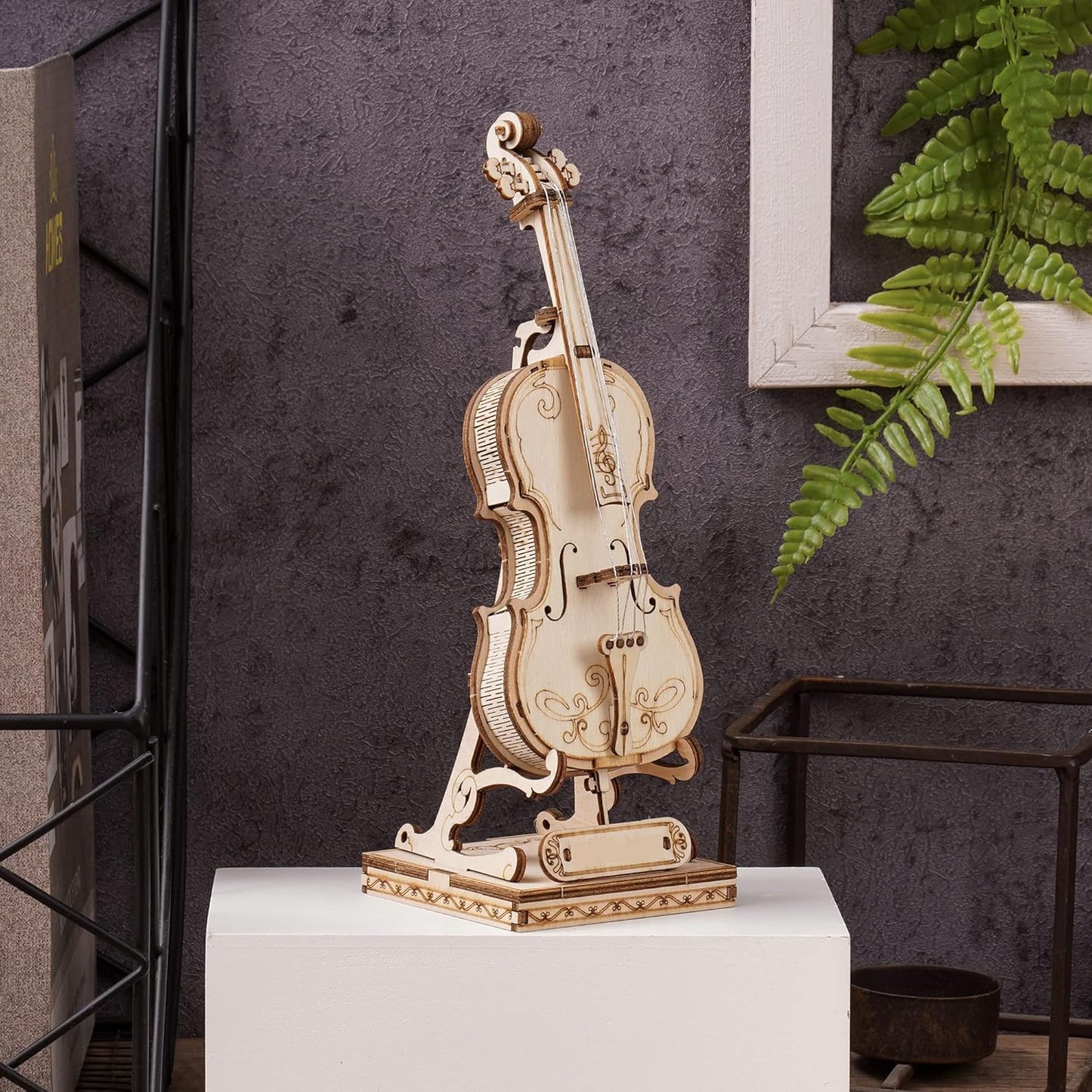 Rolife Cello DIY Wooden 3D Puzzle TG411