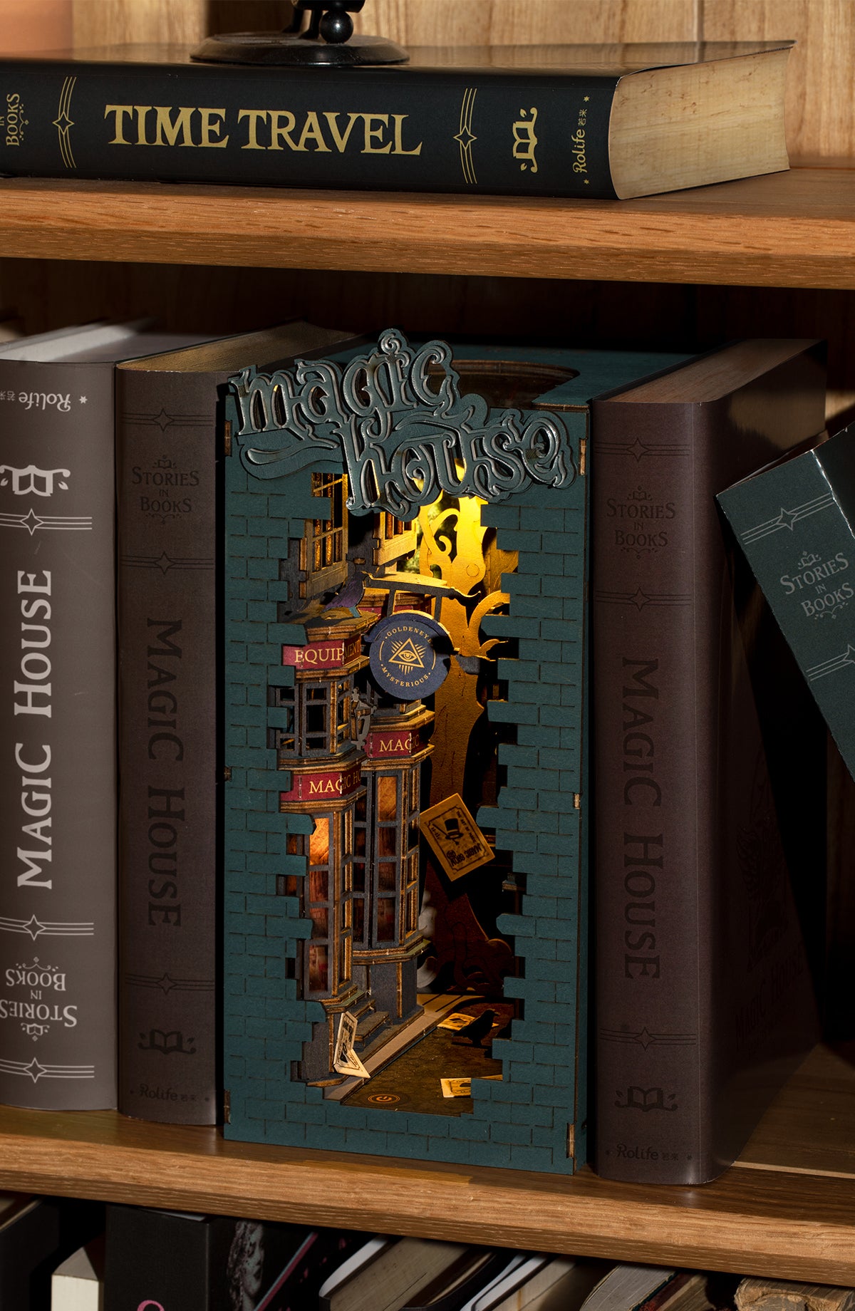 Rolife Magic House DIY Book Nook Shelf Insert TGB03