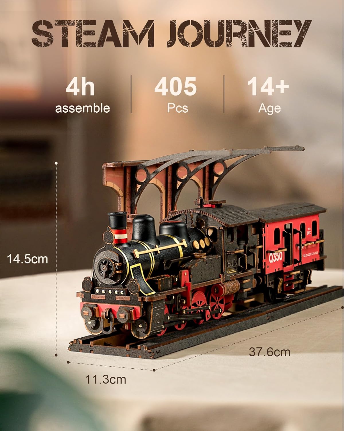 Rolife Steam Journey 3D Wooden Puzzle TGS01