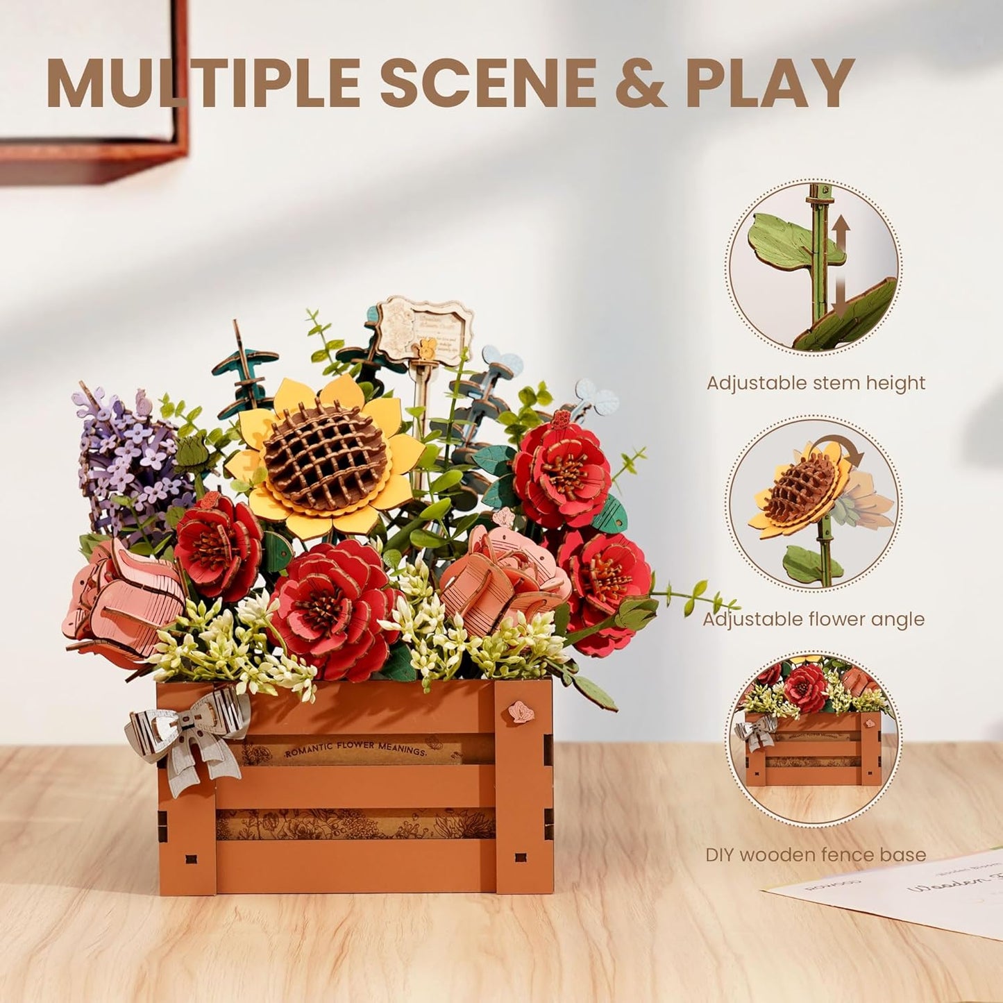 Rowood Bloom Box DIY 3D Wooden Puzzle TW02H