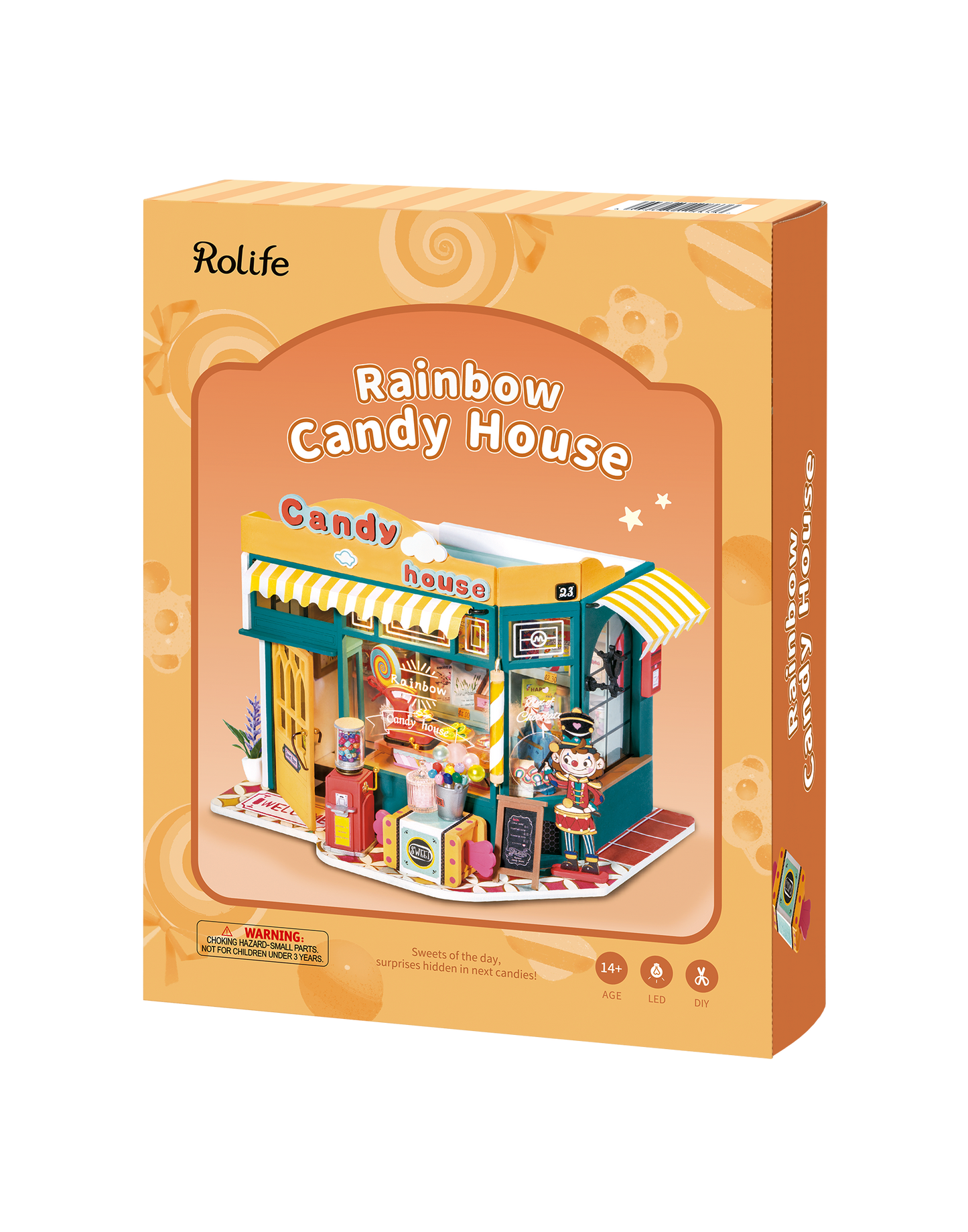 Rolife Rainbow Candy House DIY Miniature House DG158