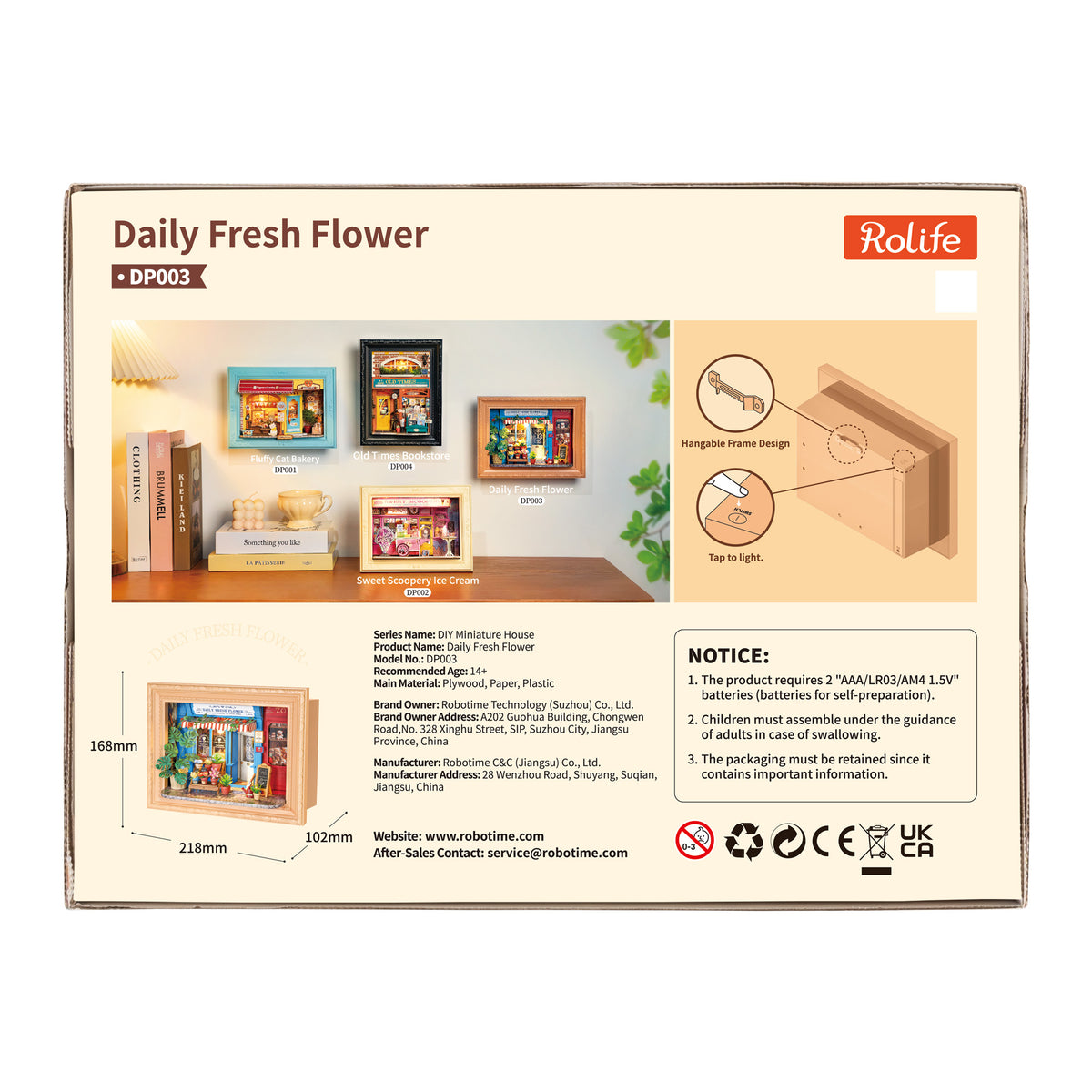 Rolife Daily Fresh Flower DP003