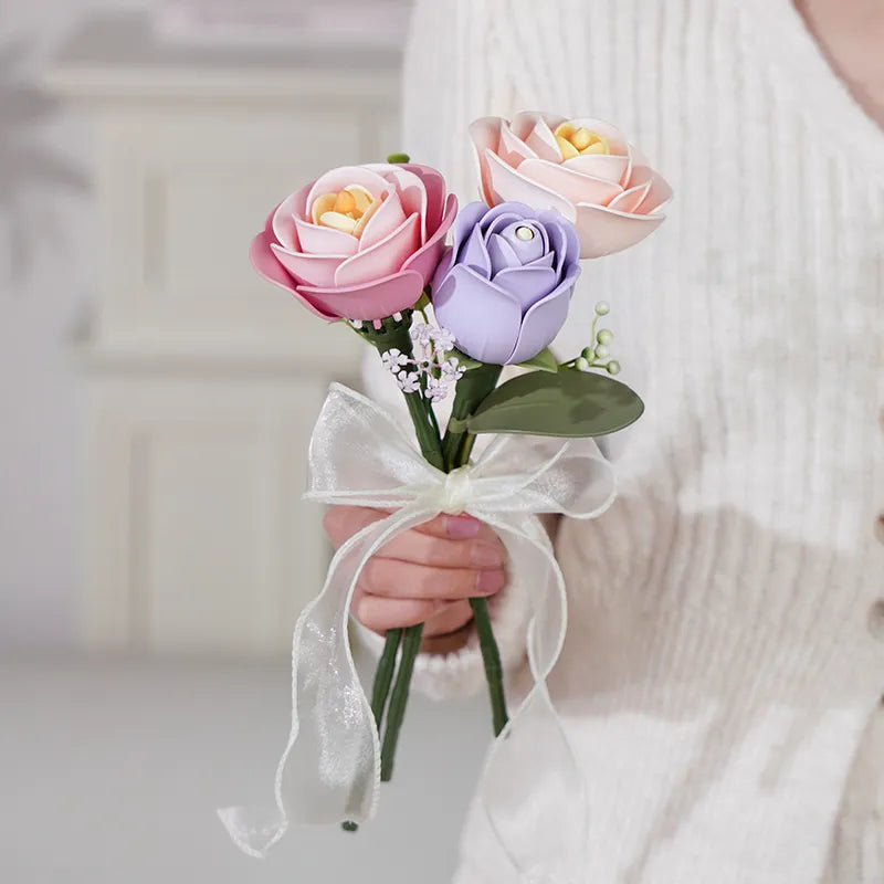 ROKR Floral Art Series Single Flower – Blue Rose