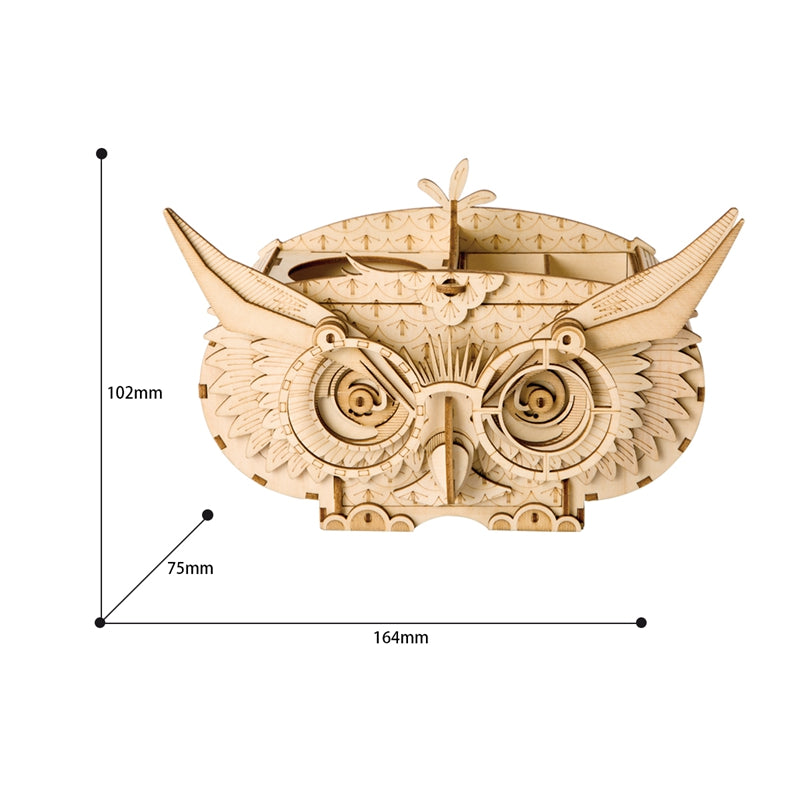 Rolife OWL SHORTAGE BOX 3D Wooden Puzzles TG405