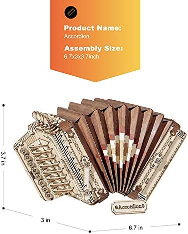 Rolife ACCORDION 3D Wooden Puzzle TG410