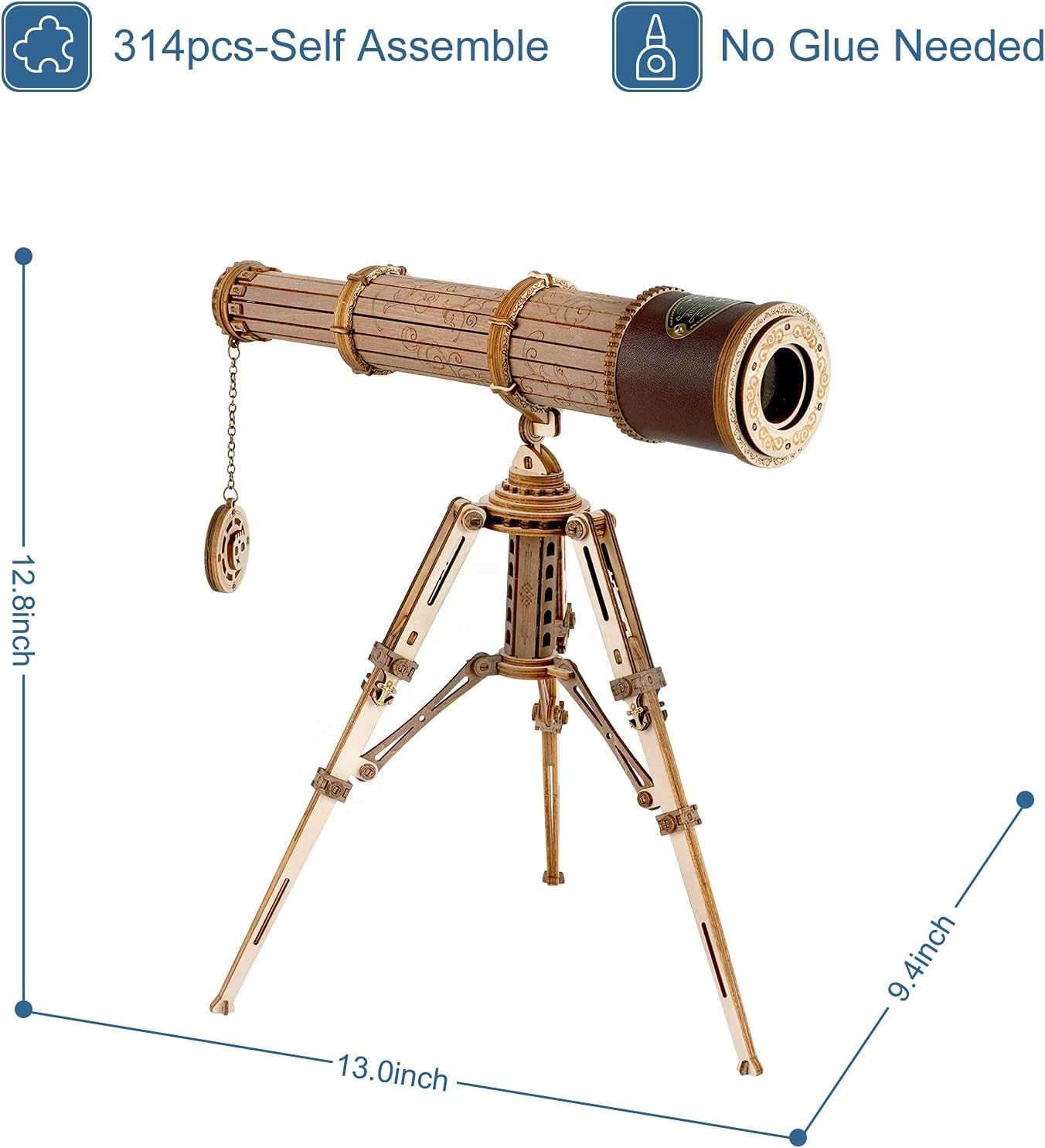 ROKR Monocular Telescope 3D Wooden Puzzle ST004