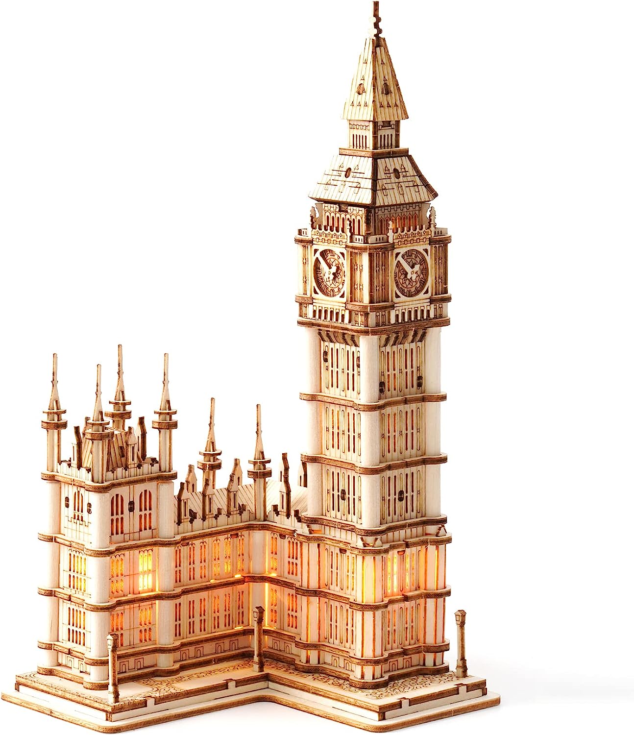 Rolife Big Ben With Lights TG507 Architecture 3D Wooden Puzzle