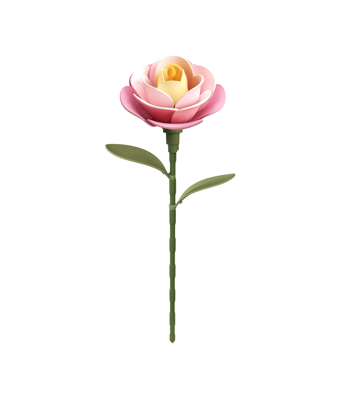 ROKR Floral Art Series Single Flower – Pink Camellia