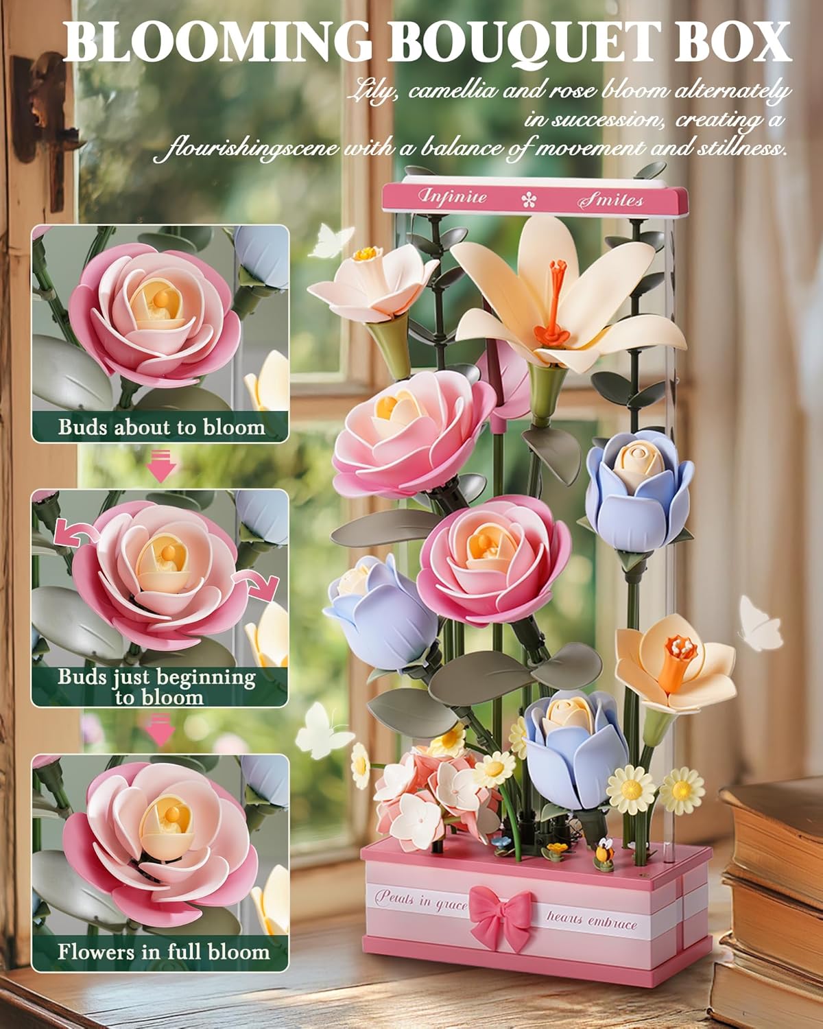 ROKR Blooming Bouquet Box DIY 3D Puzzle AF01D