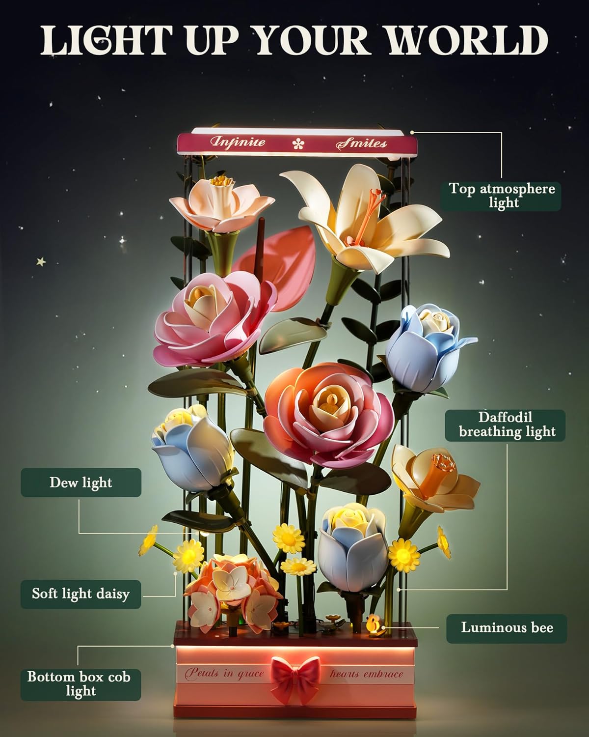 ROKR Blooming Bouquet Box DIY 3D Puzzle AF01D