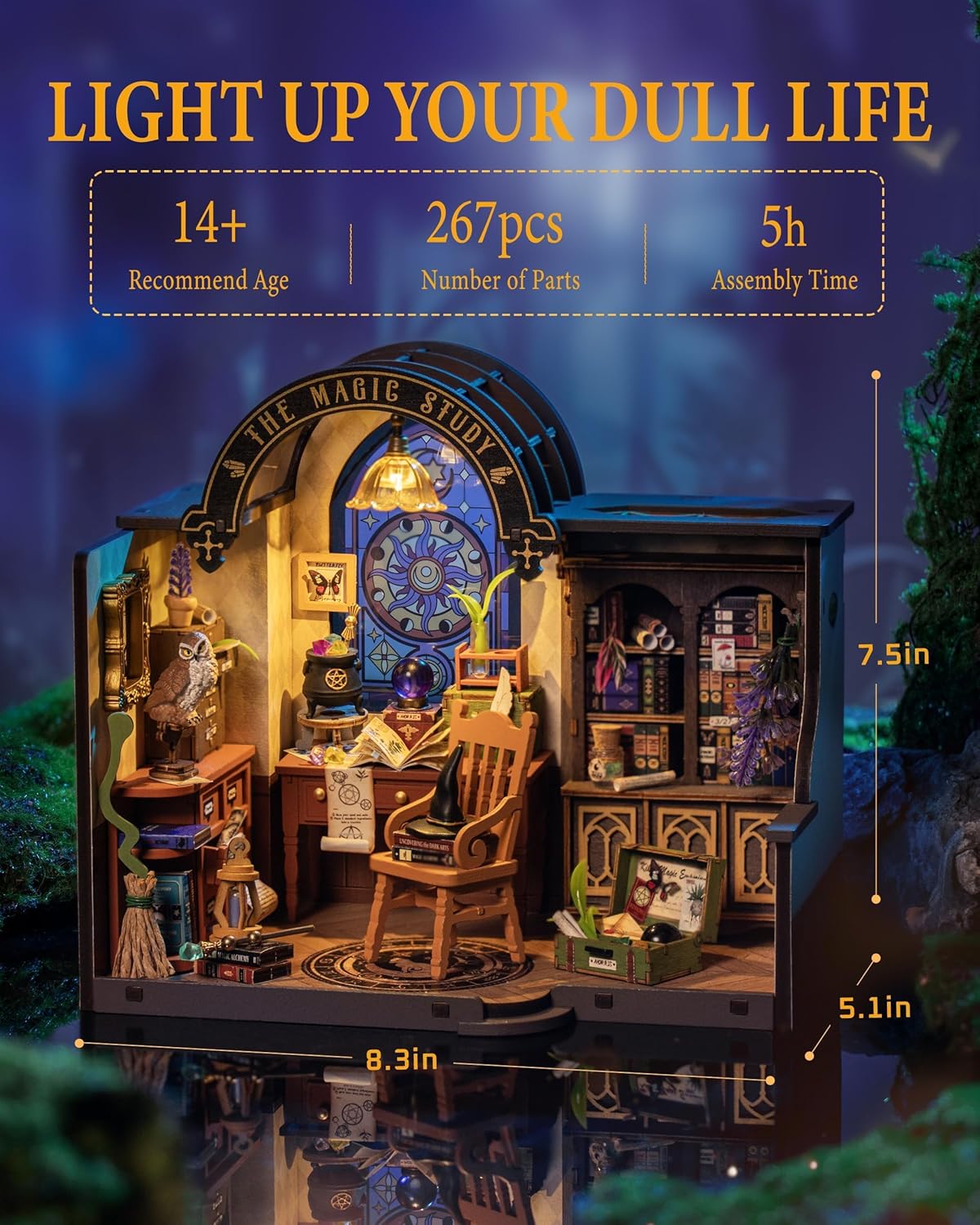 Rolife The Magic Study DIY Miniature House DG166