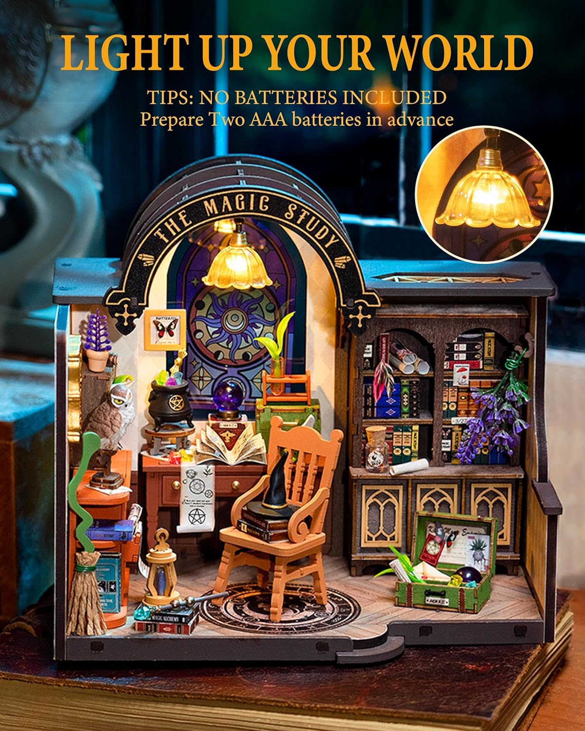Rolife The Magic Study DIY Miniature House DG166