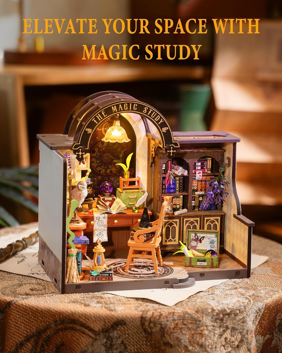 Rolife The Magic Study DIY Miniature House DG166