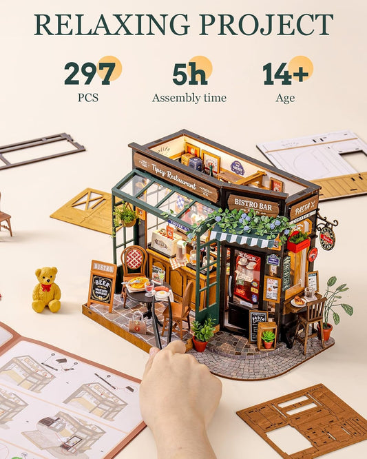 Rolife Tipsy Restaurant DIY Miniature House DG167