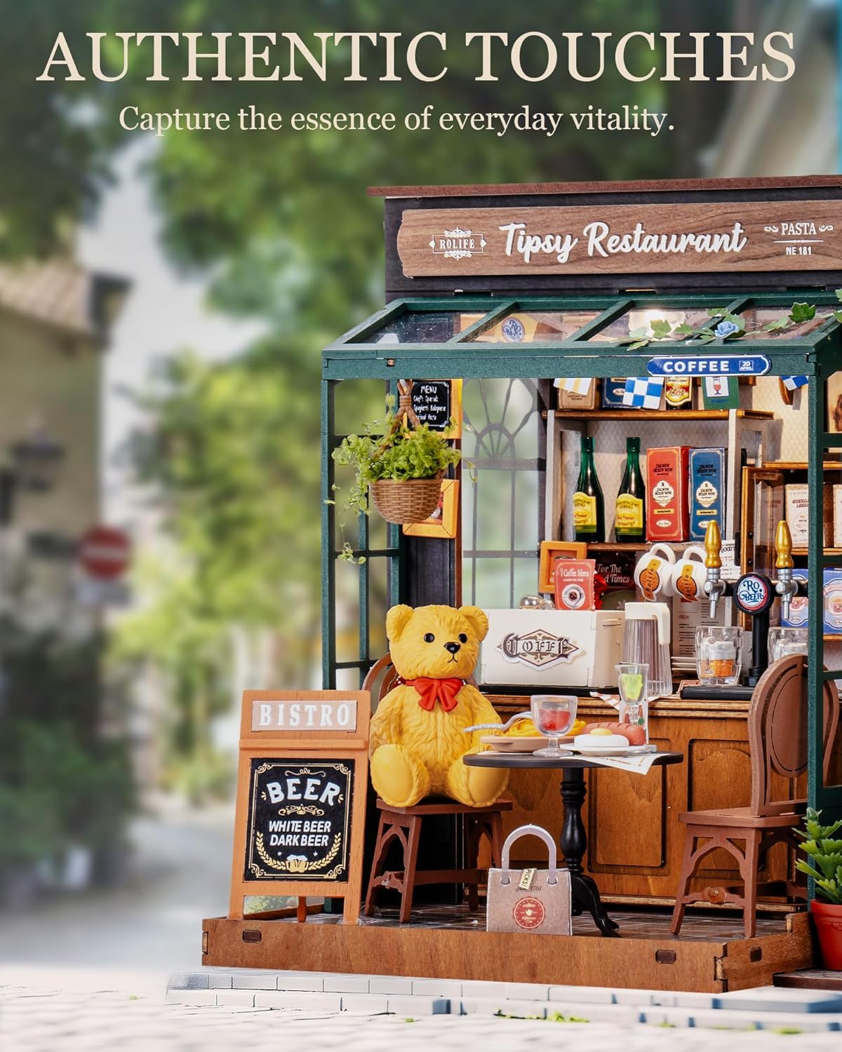 Rolife Tipsy Restaurant DIY Miniature House DG167