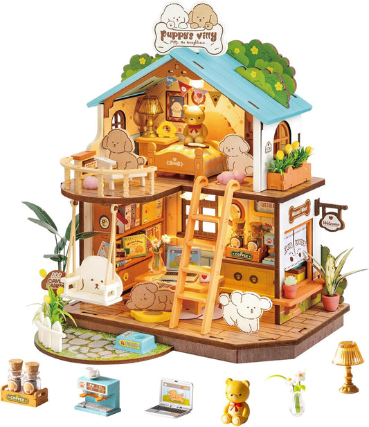 Rolife Puppy’s Cozy Villa DIY Miniature House DG169