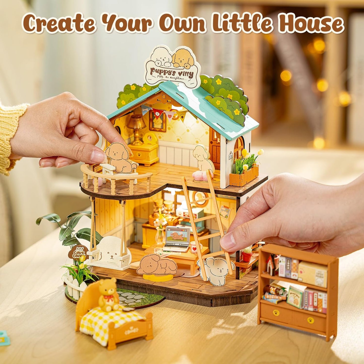 Rolife Puppy’s Cozy Villa DIY Miniature House DG169