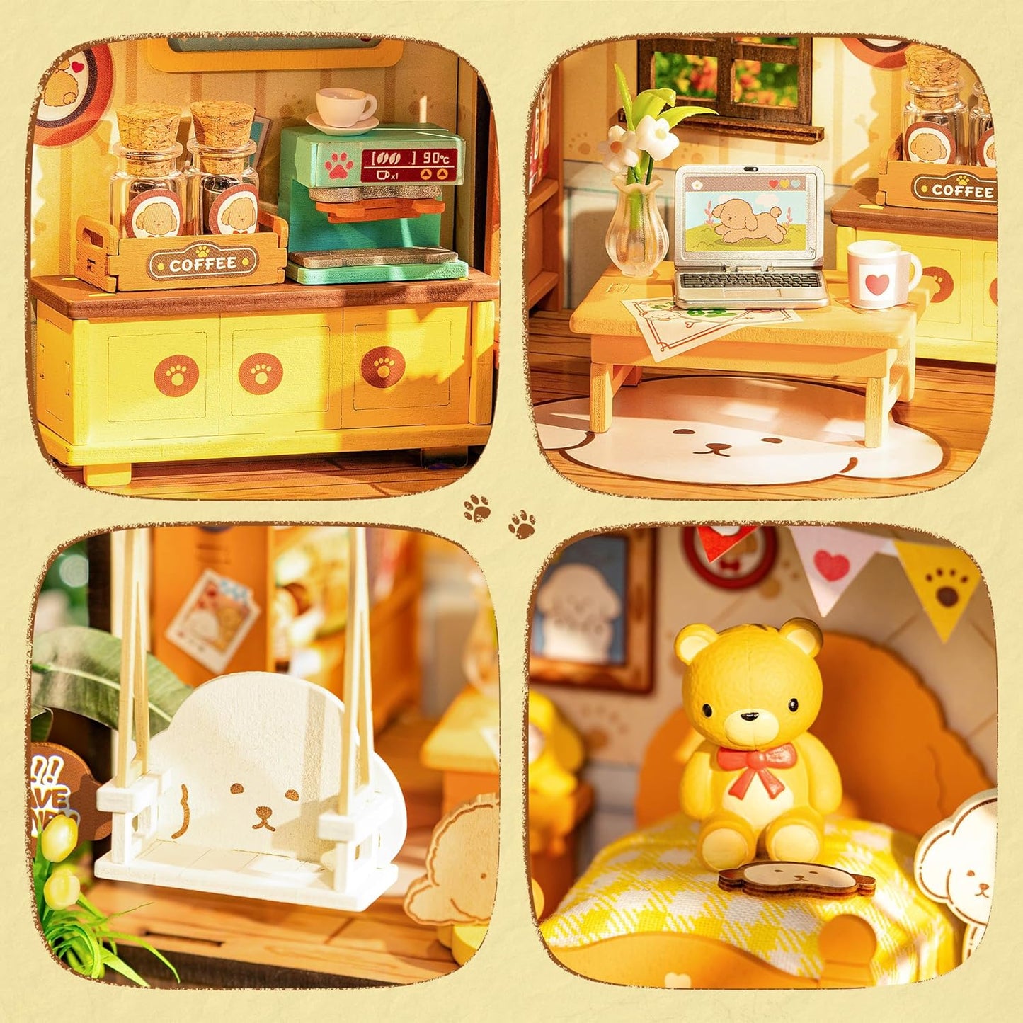 Rolife Puppy’s Cozy Villa DIY Miniature House DG169