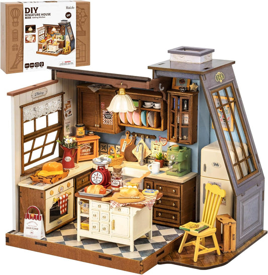 Rolife Baking Kitchen DIY Miniature House DG172