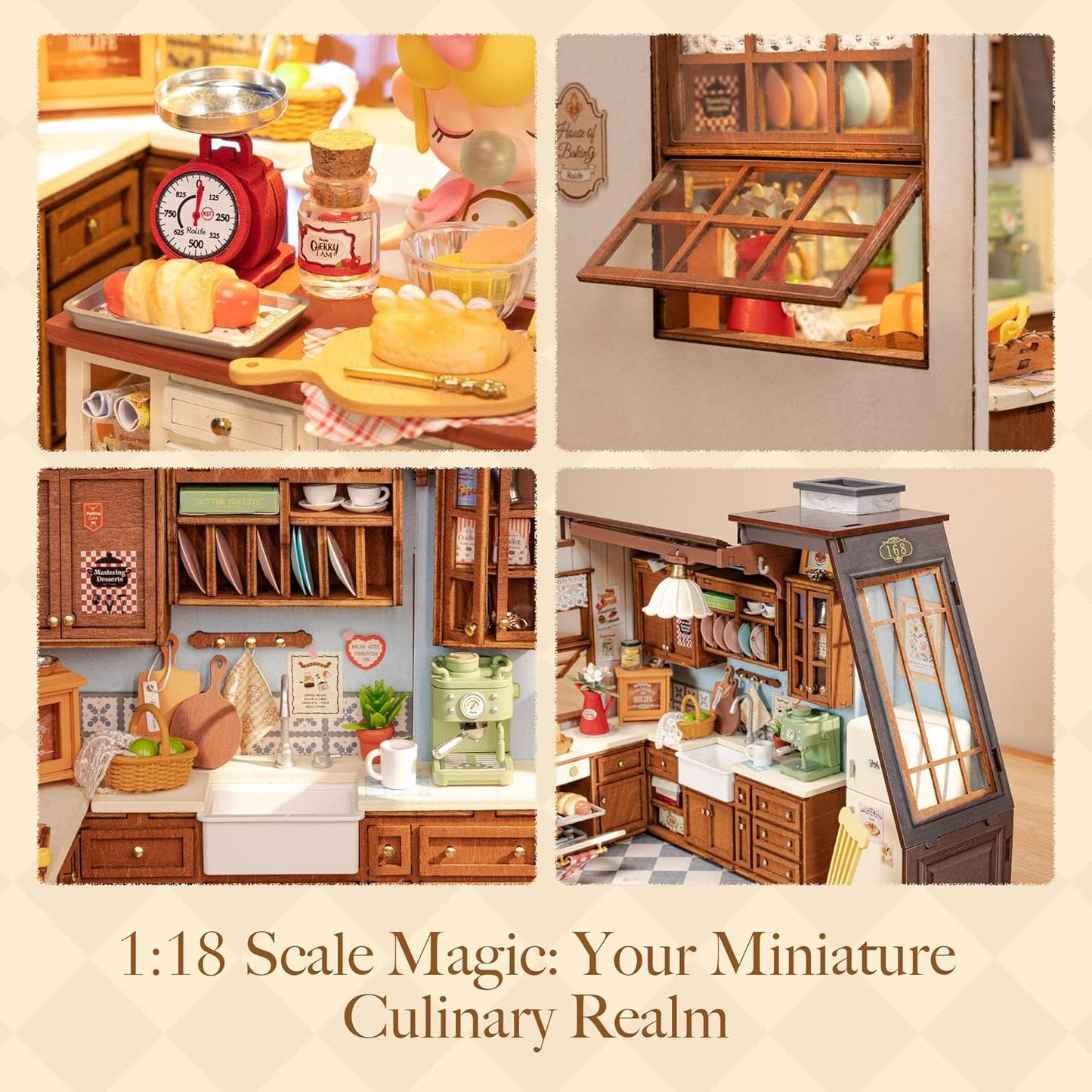 Rolife Baking Kitchen DIY Miniature House DG172