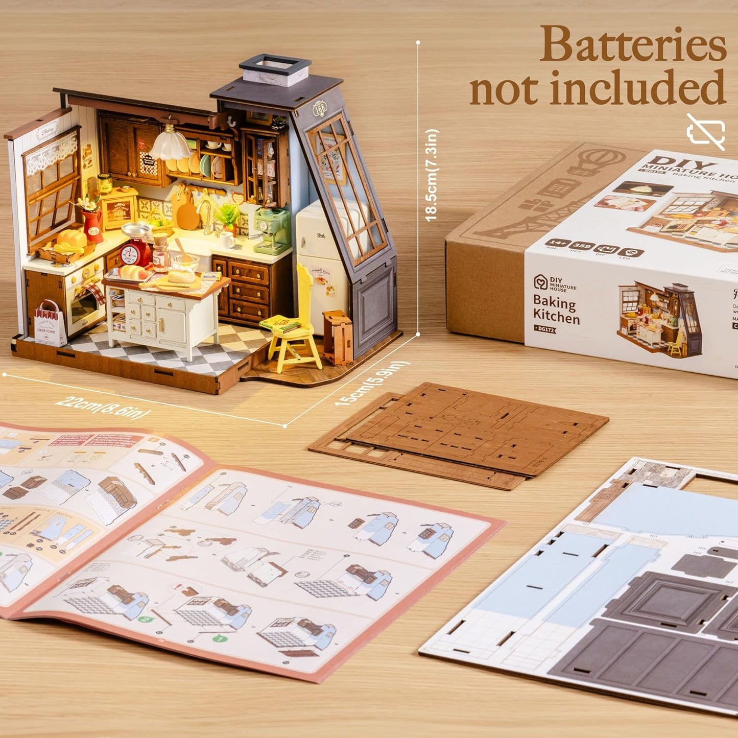 Rolife Baking Kitchen DIY Miniature House DG172