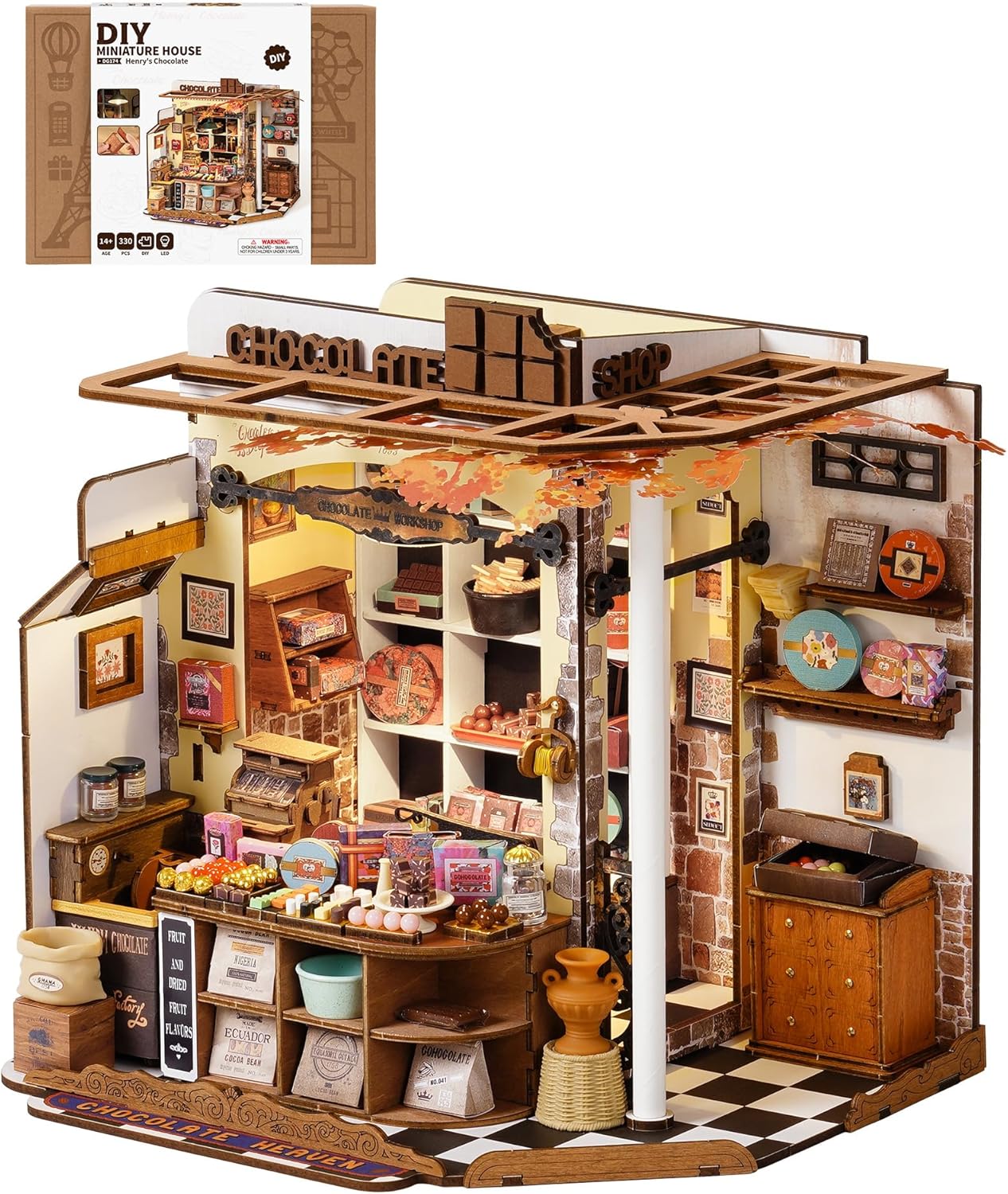Rolife Henry’s Chocolate DIY Miniature House DG174