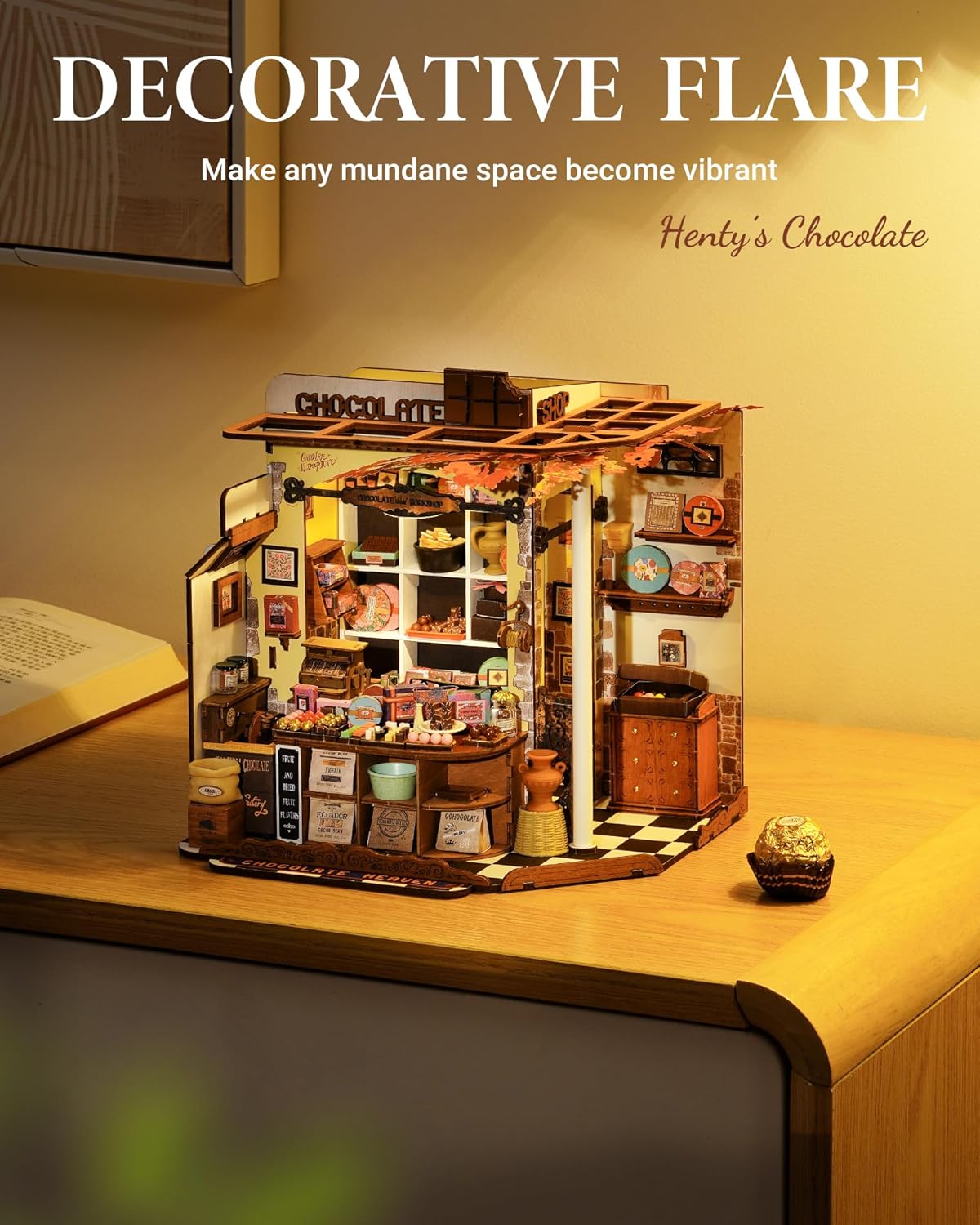 Rolife Henry’s Chocolate DIY Miniature House DG174