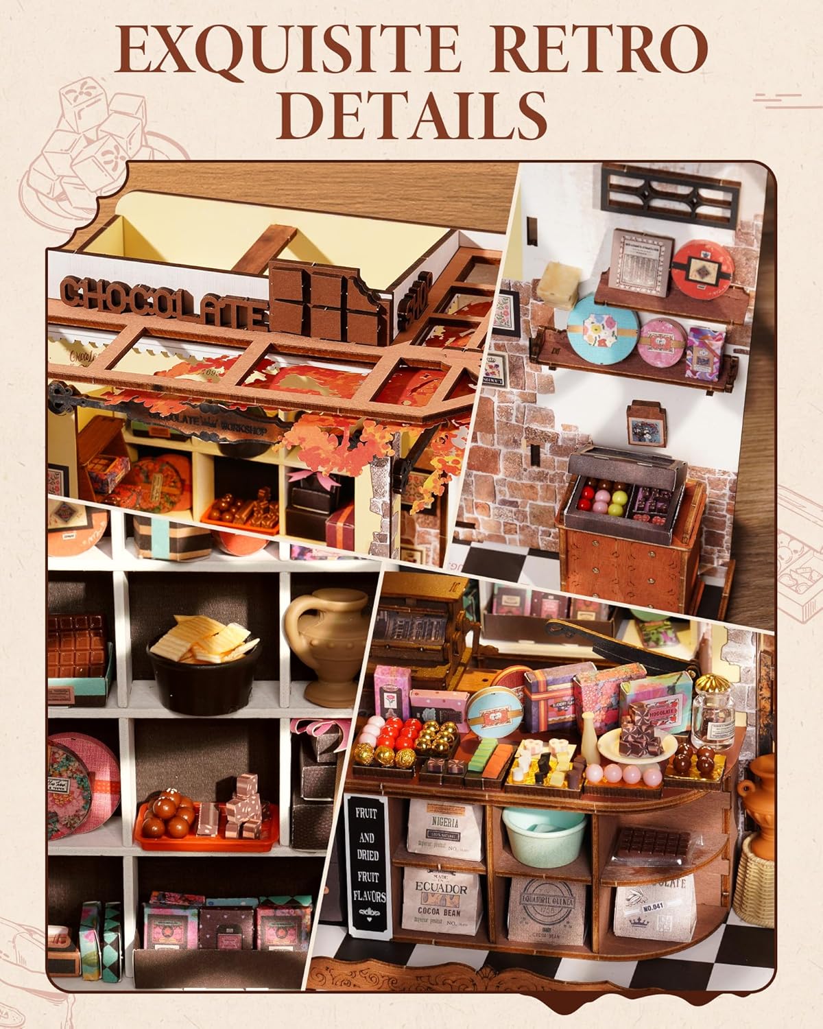 Rolife Henry’s Chocolate DIY Miniature House DG174