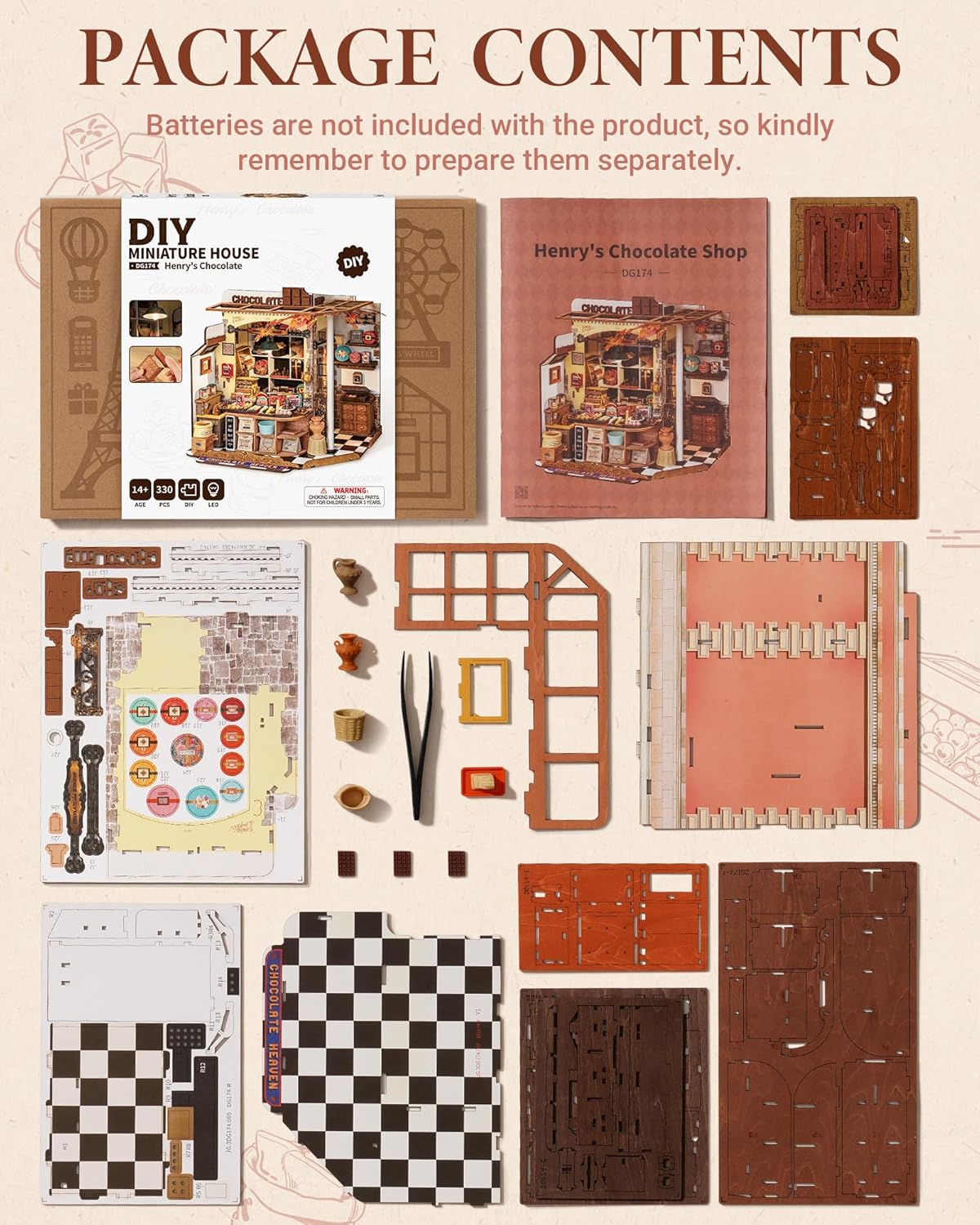 Rolife Henry’s Chocolate DIY Miniature House DG174