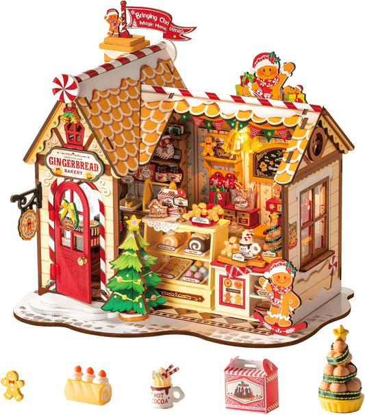 Rolife Gingerbread House DIY Miniature House DG176