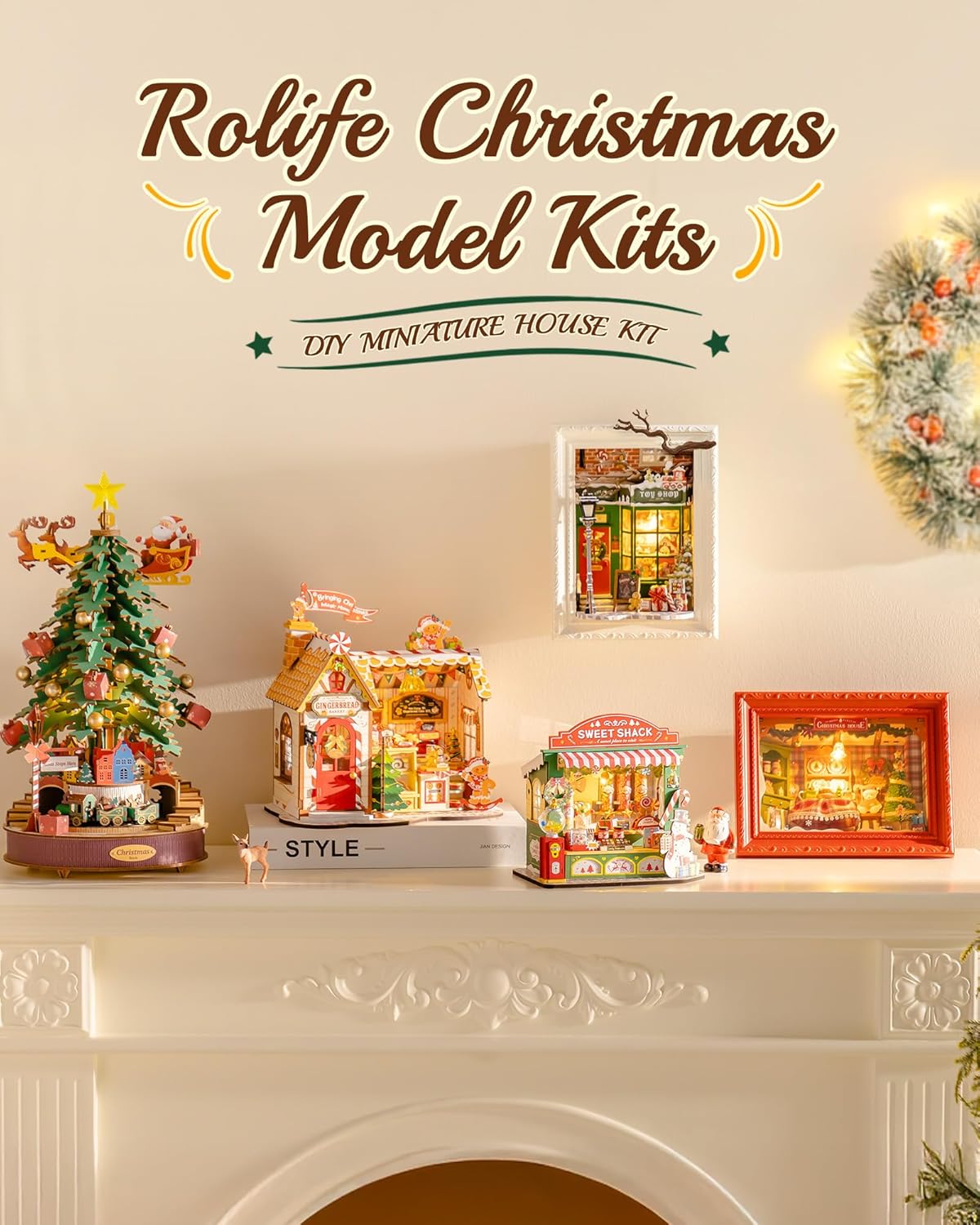 Rolife Gingerbread House DIY Miniature House DG176