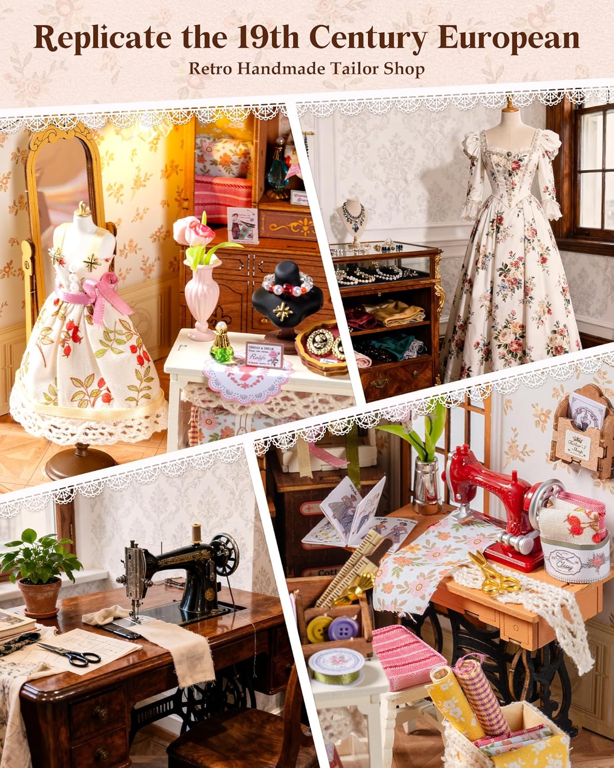 Rolife Elsa’s Tailoring DIY Miniature House DG178