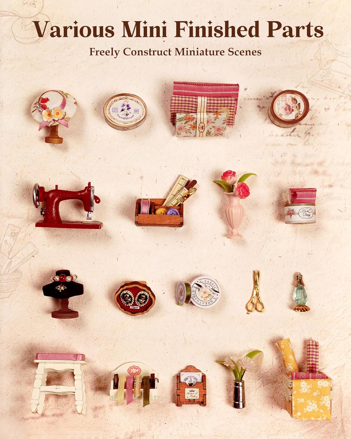 Rolife Elsa’s Tailoring DIY Miniature House DG178