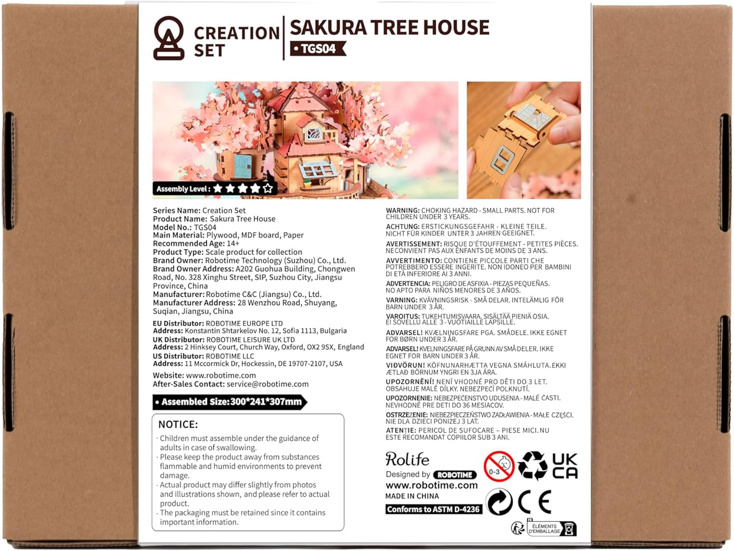 Rolife Fairytale Tree House DIY Miniature House DG179