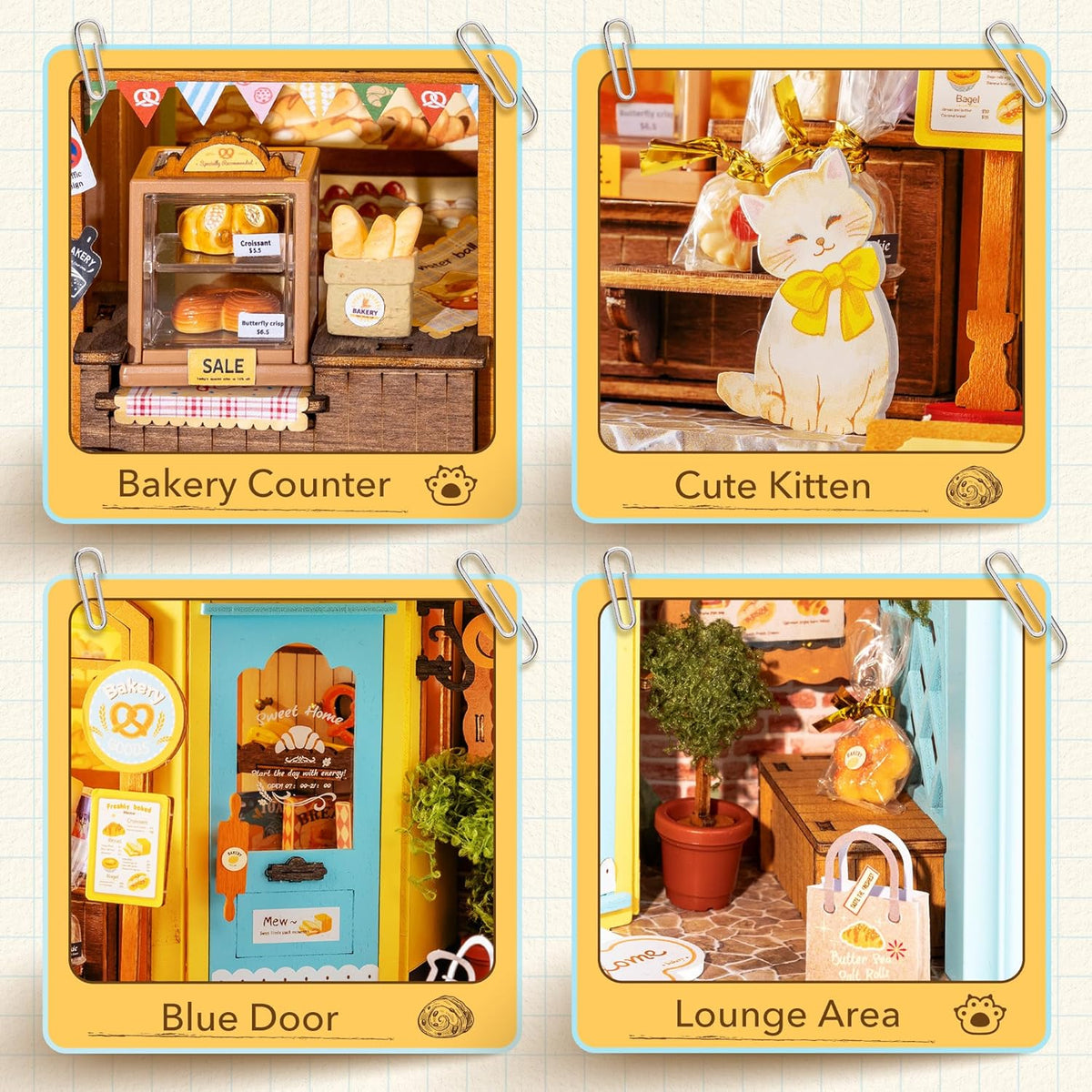 Rolife Fluffy Cat Bakery DP001