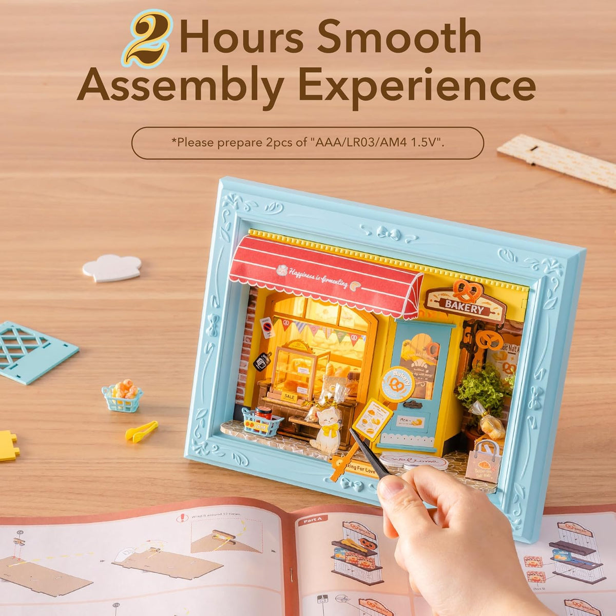 Rolife Fluffy Cat Bakery DP001