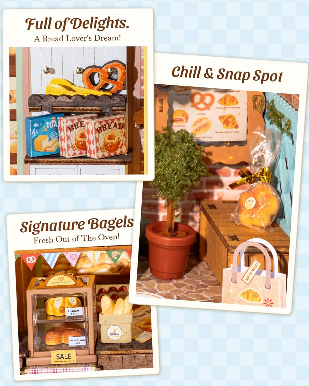 Rolife Fluffy Cat Bakery DP001