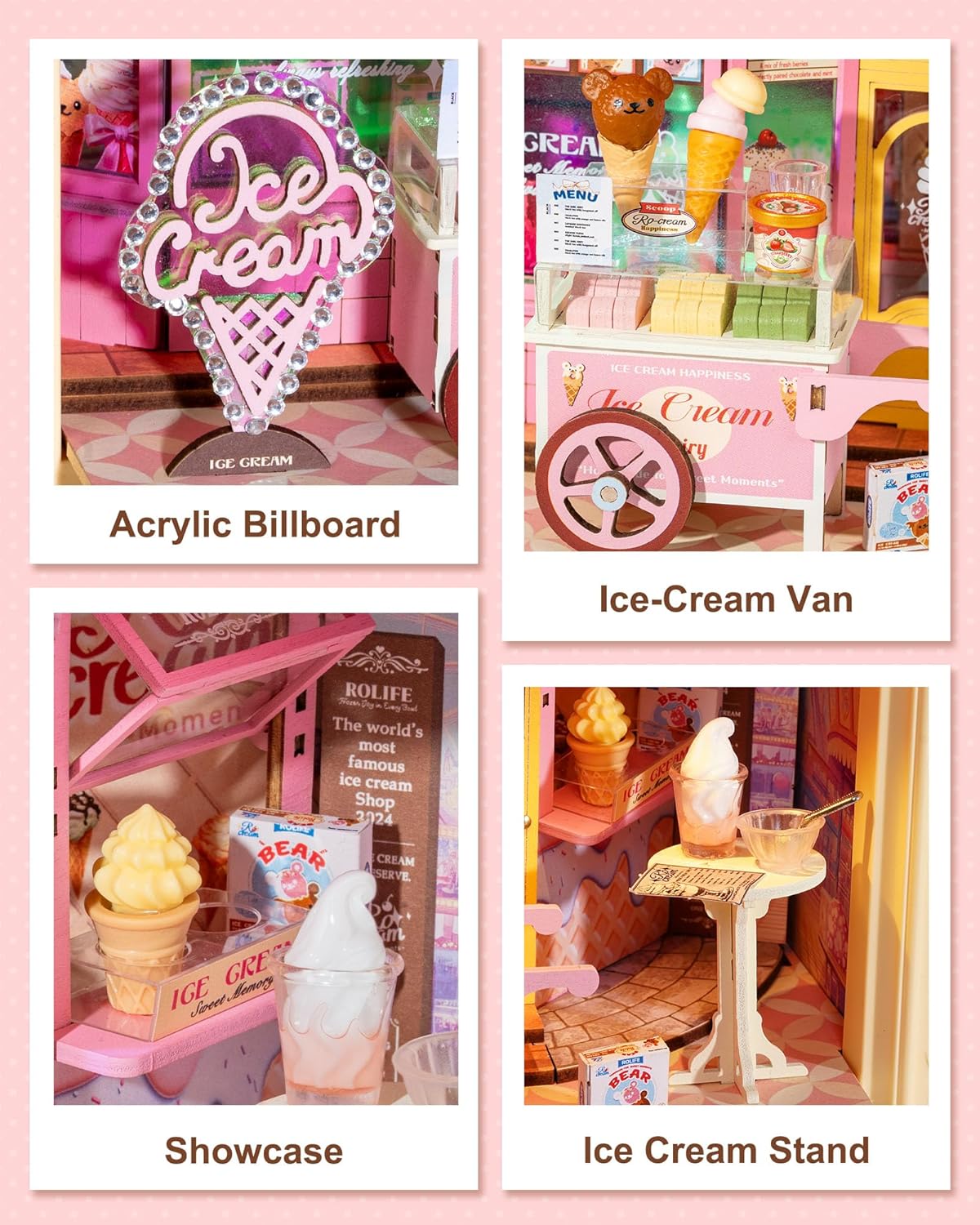 Rolife Sweet Scoopery Ice Cream DP002