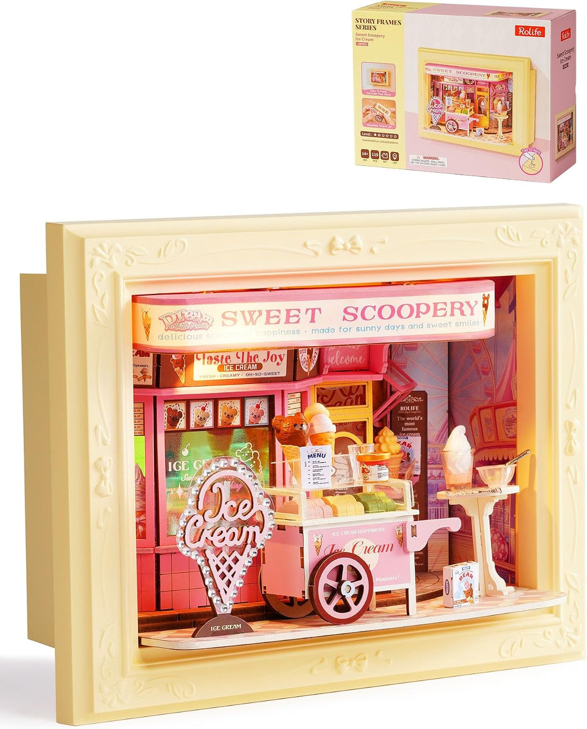 Rolife Sweet Scoopery Ice Cream DP002