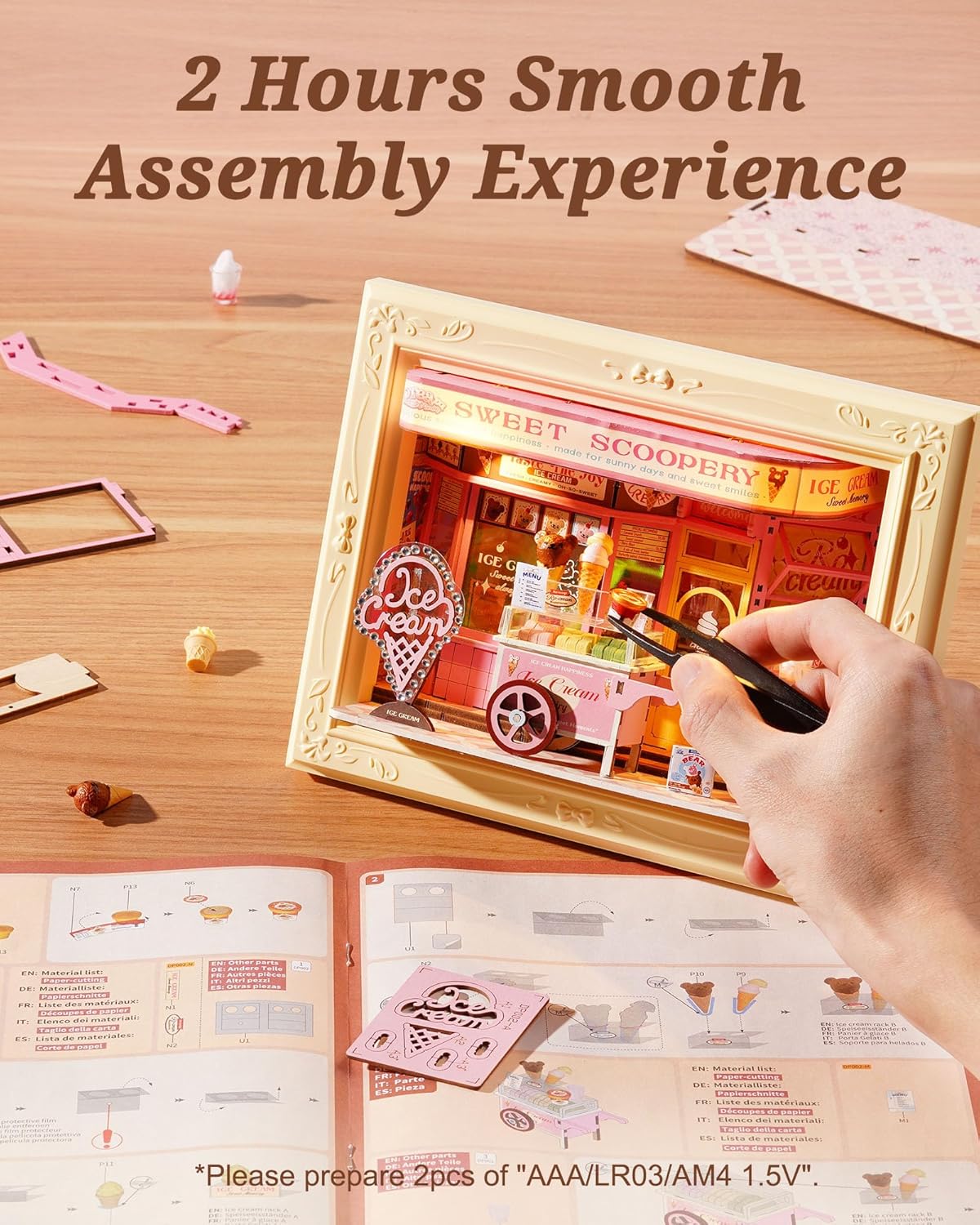 Rolife Sweet Scoopery Ice Cream DP002