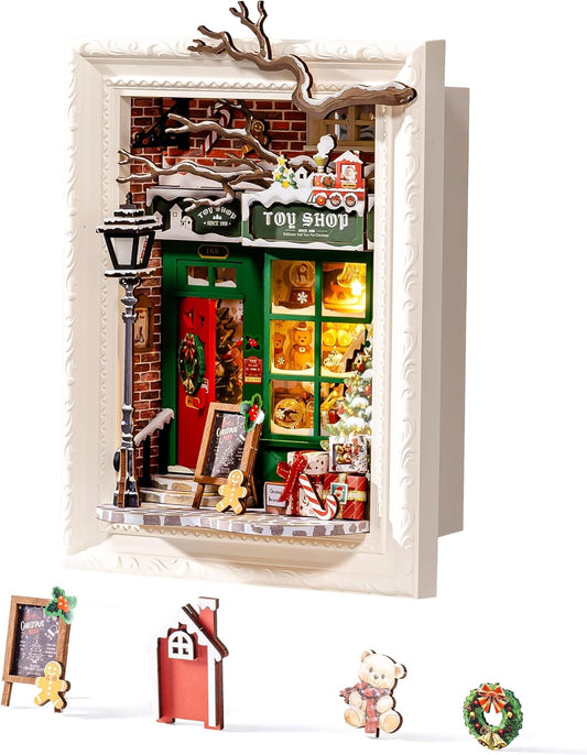Rolife Santa’s Toy Shop DIY Picture Frame Kit DP006