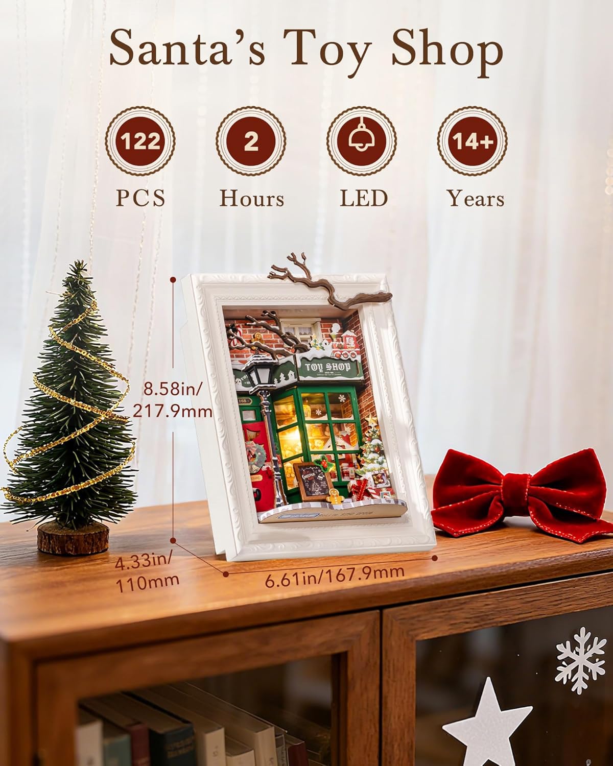 Rolife Santa’s Toy Shop DIY Picture Frame Kit DP006
