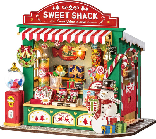 Rolife Christmas Candy Stand DIY Miniature House DS043